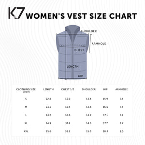 Heated Vest for Girls with Rechargeable Battery Pack Included - 7v Smart Warming Hooded Vest